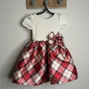 H&M Red and White Plaid Kids Dress